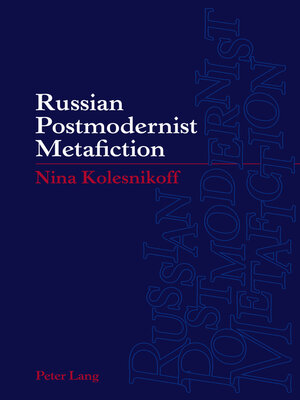 cover image of Russian Postmodernist Metafiction